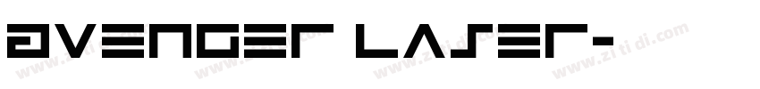 Avenger Laser字体转换